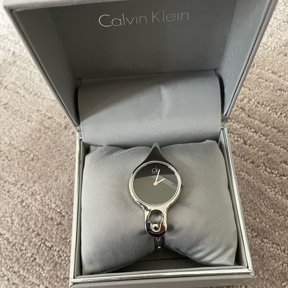 Calvin Klein beautiful silver watch